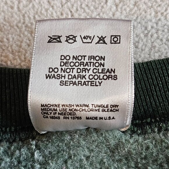 Vintage Fruit Of The Loom "VERMONT" Made in USA Crewneck Sweater Size Large - Picture 5 of 8